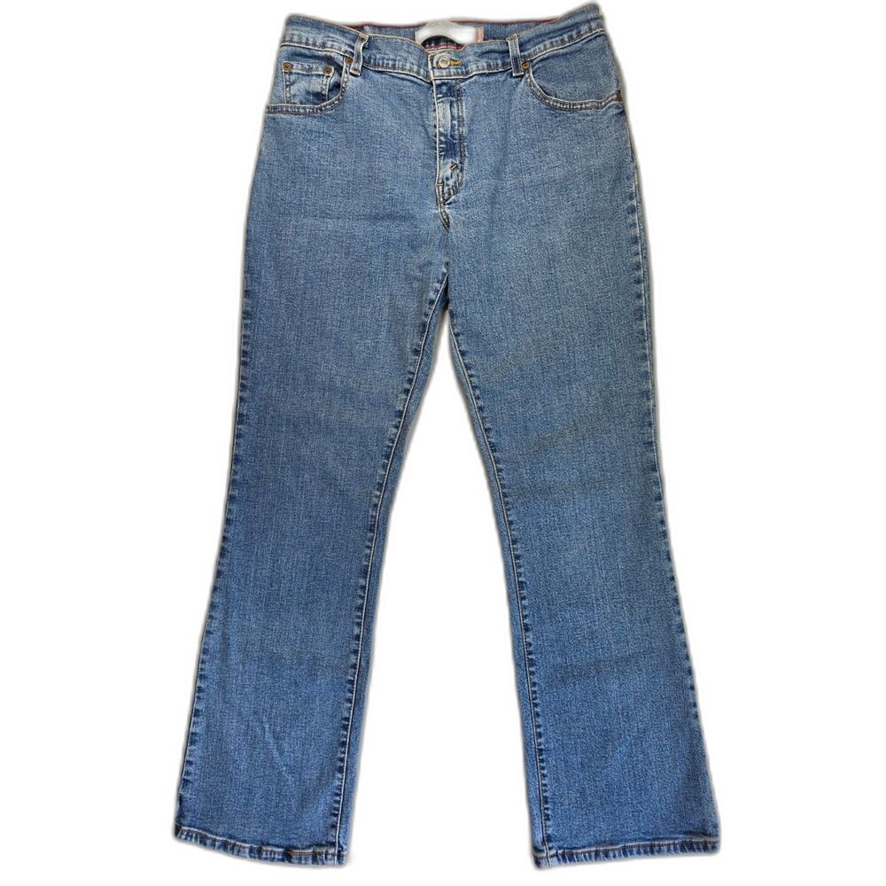 Vintage Y2K Levi's 550 Jeans Women'ss 12 Relaxed Bootcut Blue Denim 2004
